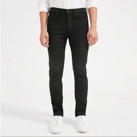 NWT Everlane The Slim Fit Jeans in Black Size 33 X 30 - Picture 1 of 12